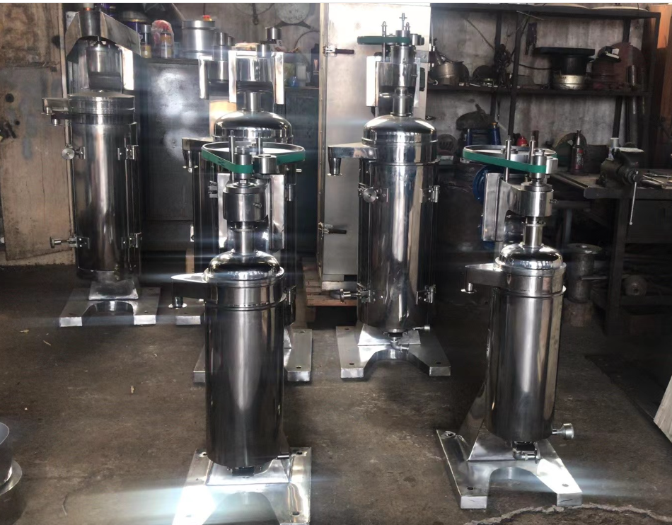 tubular centrifuge for seaweed